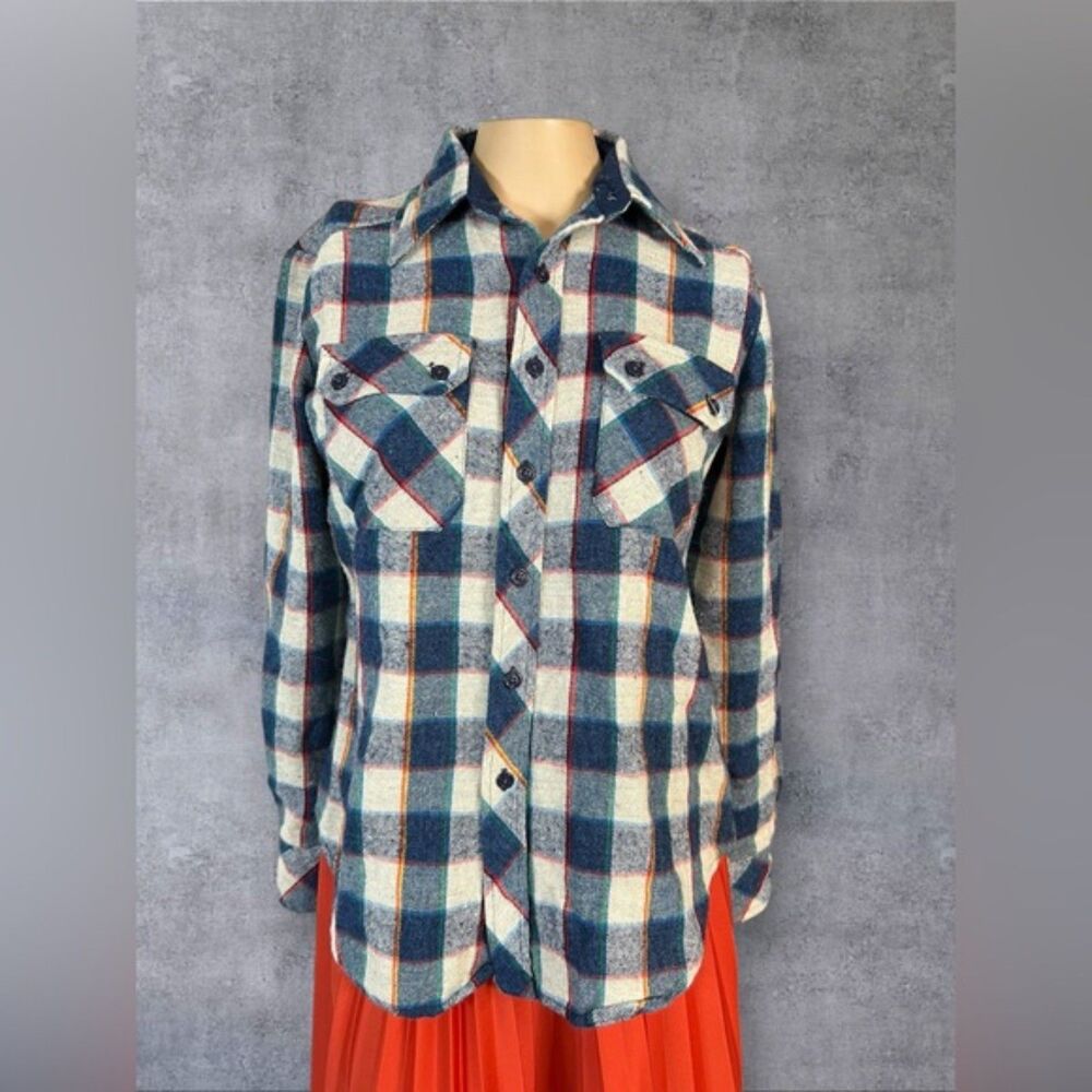 h.i.s Henry Siegel Co. Plaid Flannel Shirt